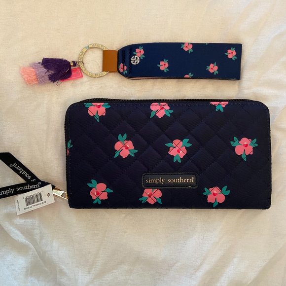 Simply Southern Handbags - Simply Southern Wallet and Wristlet Key Chain